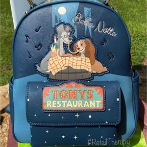 Disney Lady and the Tramp Bella Notte Mini Backpack